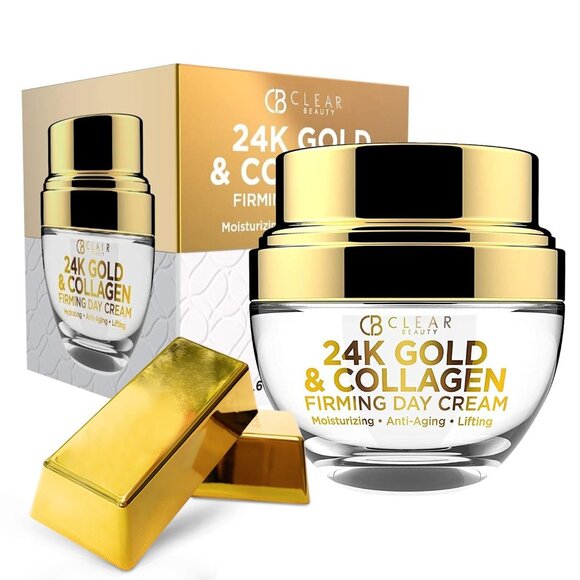 Clear Beauty 24K Gold & Collagen Daily Face Moisturizer - Korean Beauty Product! - Picture 7 of 12